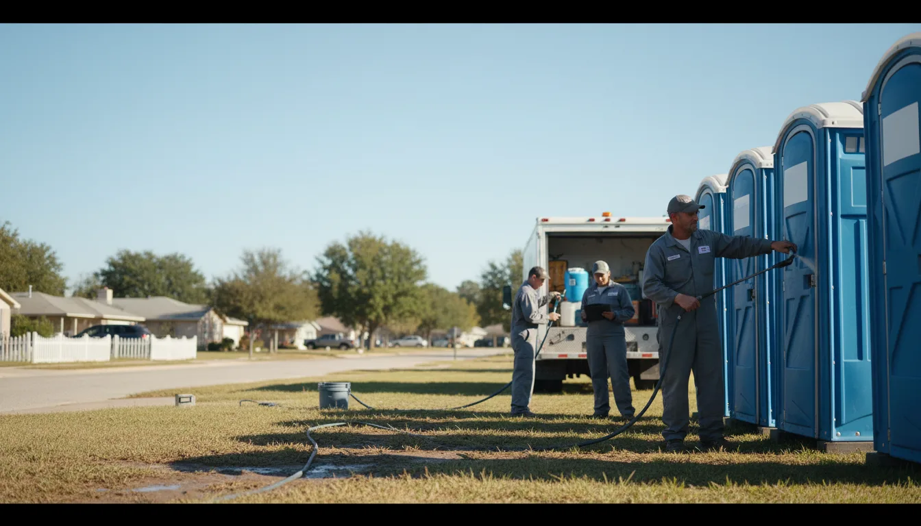Long-Term Portable Toilet Rental in Heflin, AL near me